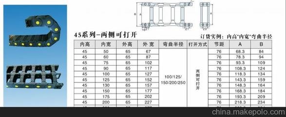 TLF40电缆拖链 昊天机床的精密守护者